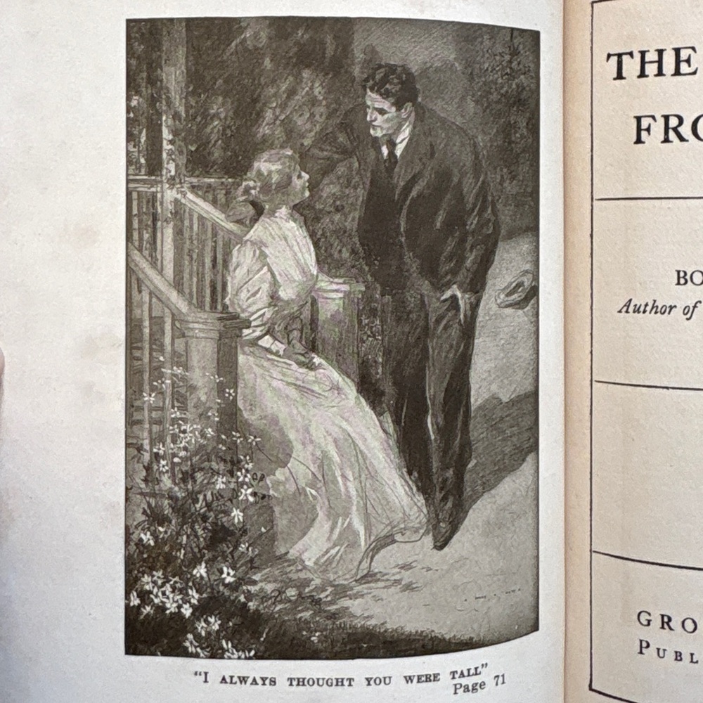 1902 The Gentleman from Indiana Corn Crops Lily Plant Midwest Novel Art Deco
